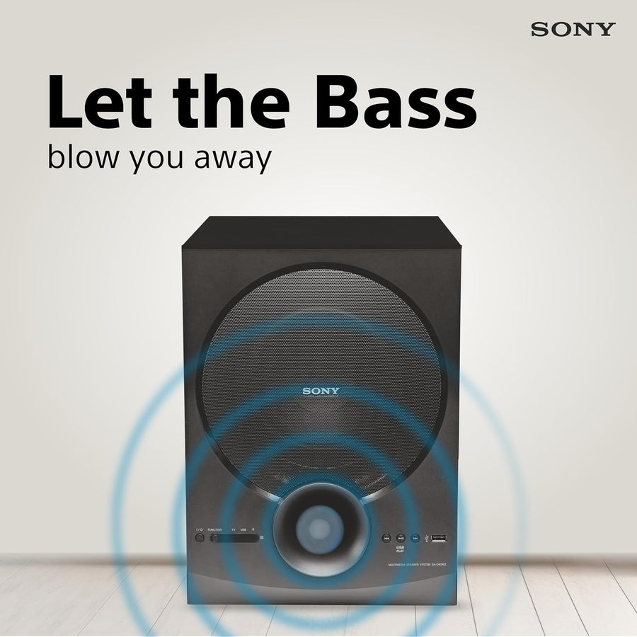 Sony SA-D40M2 All in One 4.1ch Home Theatre System with 100W Power Output and Powerful Subwoofer – Black