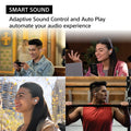 Sony LinkBuds S WF-LS900N Noise Cancellation Bluetooth Earbuds, TWS, Hi-Res Audio, Up to 23Hrs Battery-Black