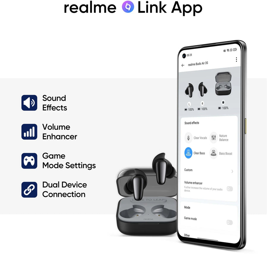 Realme Buds Air 3S TWS Earphone (Black)