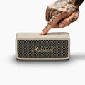 Marshall Emberton II Compact Portable Bluetooth Speaker, 30+ Hours Playtime, 360° Sound, Dust & Waterproof IP67 – Cream