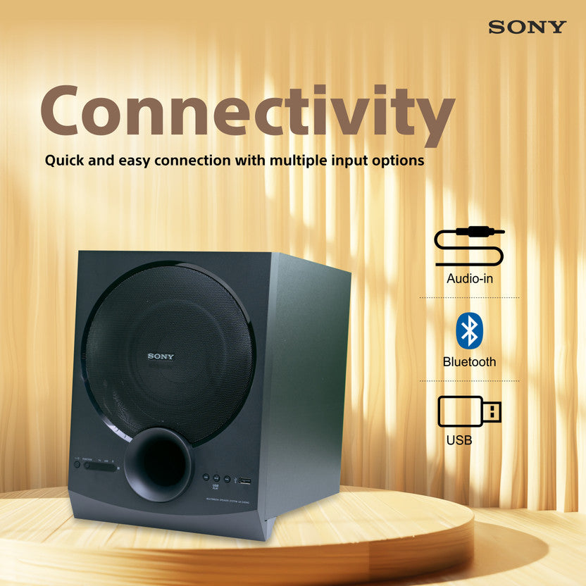 Sony SA-D40M2 connectivity options